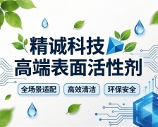精诚科技高端表面活性剂：全场景适配+高效清洁+环保安全